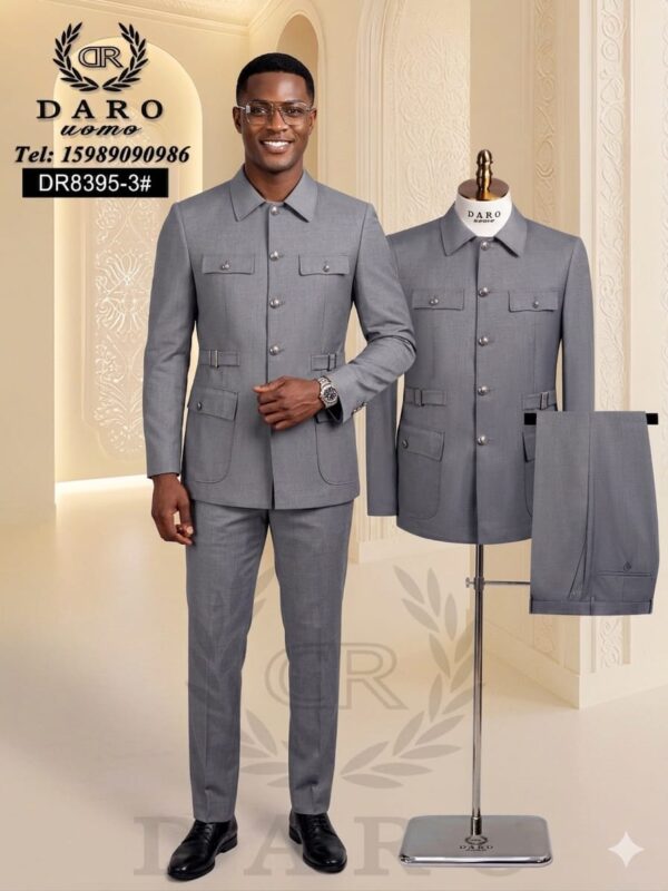Daro Uomo DR8353-4 Premium White Executive Suit Set