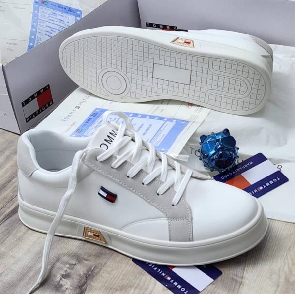 Tommy Hilfiger Premium White Casual Sneakers