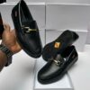 Clarks Premium Black Leather Loafers