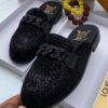Louis Vuitton Monogram Mule Loafers – Black