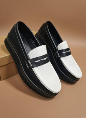 Premium Two-Tone Leather Shoes