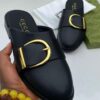 Salvatore Ferragamo Men's Croc-Embossed Mule Loafers