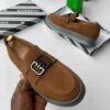 Givenchy Paris Premium Patent Leather Loafers – Brown
