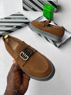 Givenchy Men's Premium Slip-On Loafers – Brown