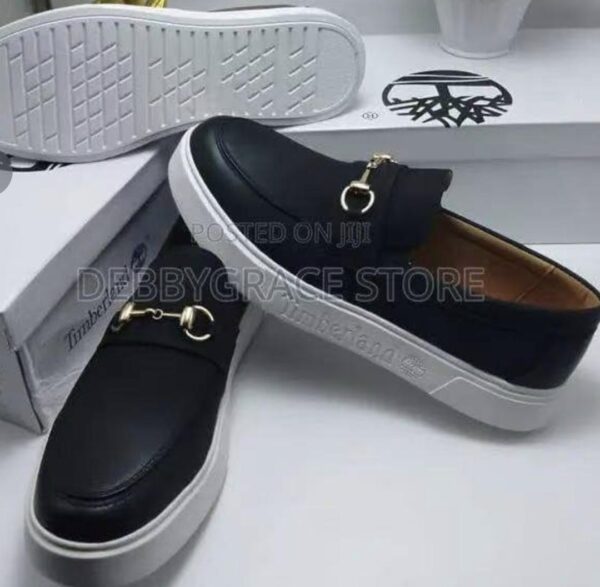 Clarks Premium Perforated Leather Loafers