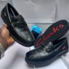 Clarks Premium Perforated Leather Loafers