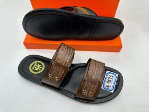 HIMSAMES Men's Premium Leather Strap Sandals
