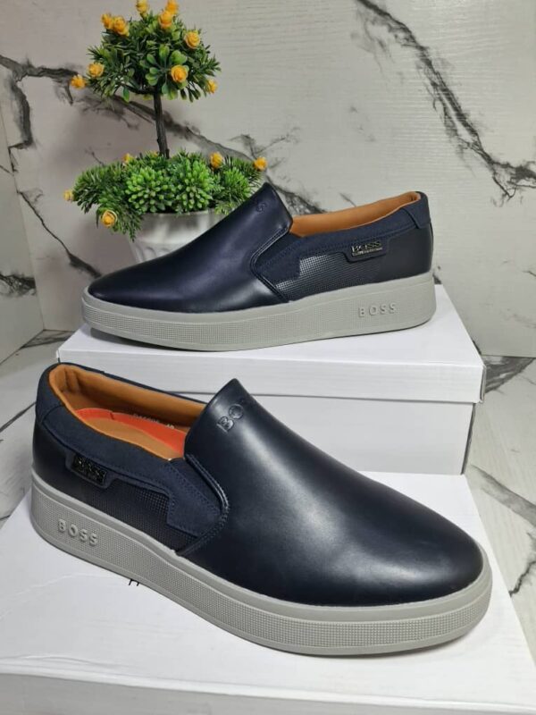Clarks Premium Perforated Leather Loafers