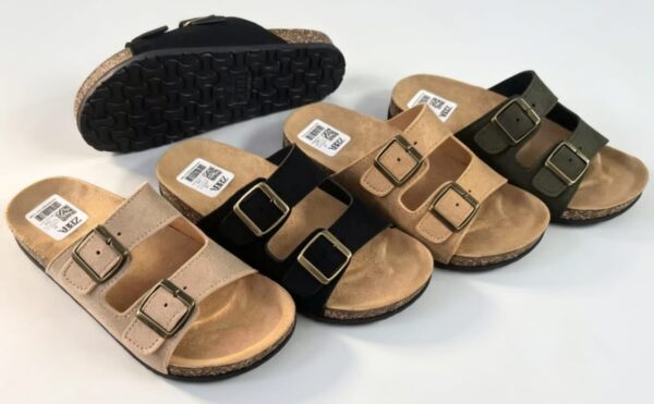ZEBT Double Buckle Sandals ZEBT double-buckle comfort sandals