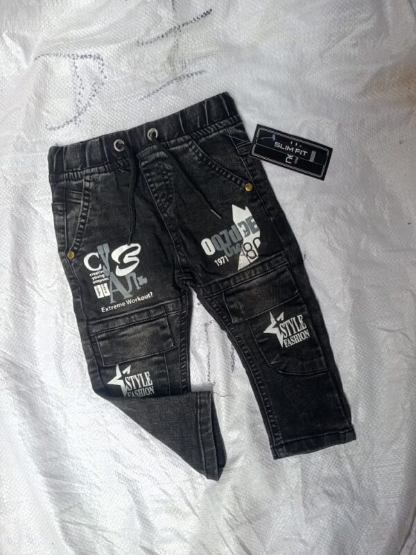 Next Kids™ Urban Style Graphic Denim Joggers