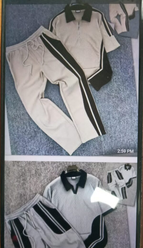 VeroStride™ Men's Elite Contrast Polo & Jogger Set